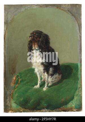 Raymond Noel Esbrat Portrait d'un chien. Banque D'Images