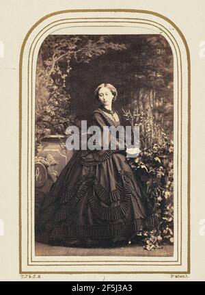 Alice (1843 - 1878), Grande duchesse de Hesse. Camille Silvy (français, 1834 - 1910) Banque D'Images