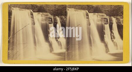 Les Glens des Catskills. Le Bastion Fall, Kauterskill Glen... Edward et Henry T. Anthony & Co. (American, fondée en 1862, fusionnée en 1902) Banque D'Images