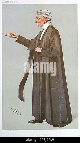 John Frederick Peel Rawlinson Vanity Fair 8 janvier 1908. Banque D'Images