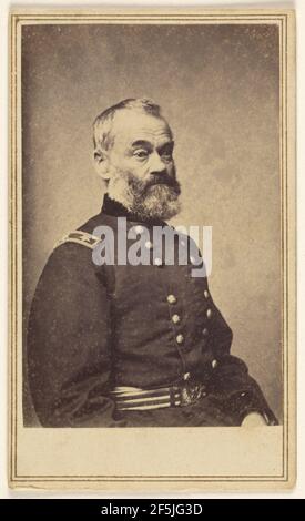 Général de division Samuel Peter Heintzelman (1805 - 1880). Edward et Henry T. Anthony & Co. (American, fondée en 1862, fusionnée en 1902) Banque D'Images