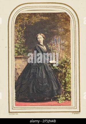 Alice (1843 - 1878), Grande duchesse de Hesse. Camille Silvy (français, 1834 - 1910) Banque D'Images