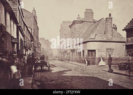 Main Street, Gorbals, en regardant vers le nord. Thomas Annan (écossais, 1829 - 1887) Banque D'Images