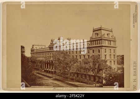 Grand Union Hotel à Saratoga Springs, New York. Baker & Record (américain, actif dans les années 1870) Banque D'Images