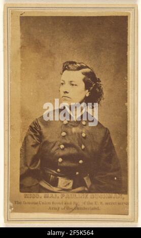 Madame Pauline Cushman, le célèbre scout de l'Union et Spy du Service secret des États-Unis, l'Armée du Cumberland. Henry C. Foster (américain, actif dans les années 1870) Banque D'Images
