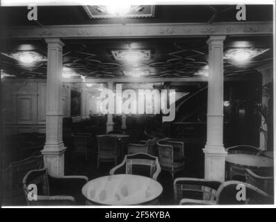 Salle de réception dans le RMS Olympic Banque D'Images