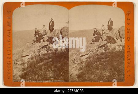 Marquer le bord du personnel. - South Mountain, Mauch Chunk. George F. Gates (américain, environ 1837 - 1904) Banque D'Images