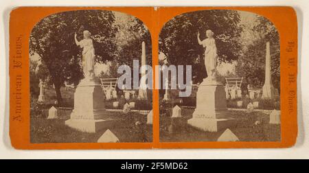 Hoffman Monument, cimetière Greenmount. William M. Chase (américain, 1817 - 1901) Banque D'Images