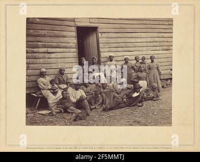 Contrabands sur la ferme de M. Toller. Banque D'Images