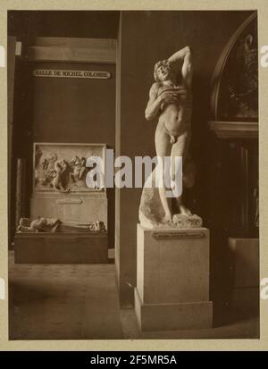 L'esclave mourant de Michel-Ange, Musée du Louvre. Adolphe Braun (français, 1812 - 1877) Banque D'Images
