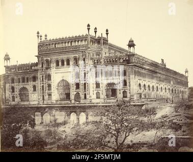 Extérieur de l'Imambara d'Asaf-ud-Daula, ou Tombeau. Banque D'Images