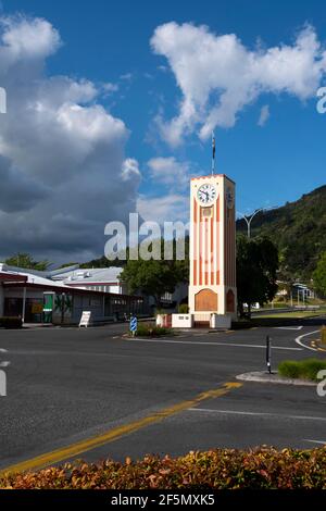 Clocktower, te Aroha, Waikato, Île du Nord, Nouvelle-Zélande Banque D'Images