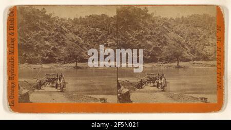 La Grange Hydraulic Mining & Ditch Co. M. M. Hazeltine (américain, 1827 - 1903) Banque D'Images