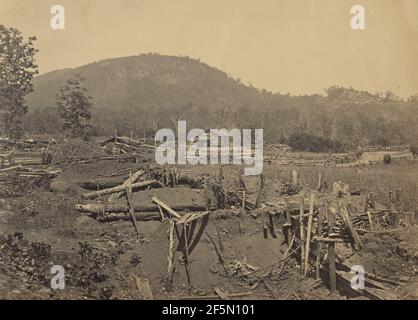 Le front de Kenesaw Mountain, Géorgie. George N. Barnard (américain, 1819 - 1902) Banque D'Images