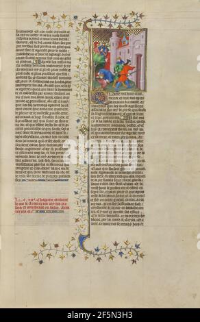 Les fils d'Artaxerxes, roi des Perses, ont tué pour conspirer contre leur Père. Maître ou atelier Boucicaut (français, actif vers 1390 - 1430) Banque D'Images