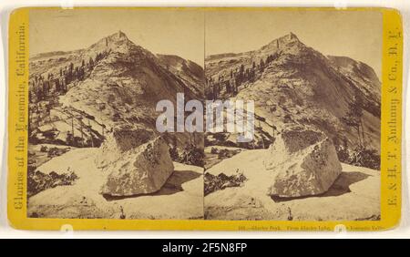 Parc Glacier. Depuis Glacier Lake. La petite vallée de Yosemite... Edward et Henry T. Anthony & Co. (American, fondée en 1862, fusionnée en 1902) Banque D'Images