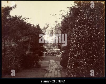 Première vue sur les bouts de Dai, Kamakura. Felice Beato (anglais, né en Italie, 1832 - 1909) Banque D'Images