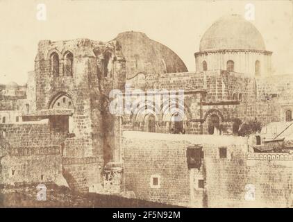 Jérusalem. Saint-Sépulcre. Vue générale 2. Banque D'Images