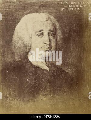 Henry Fox, 1er Baron Holland de Foxley par William Hogarth. Inconnu Banque D'Images