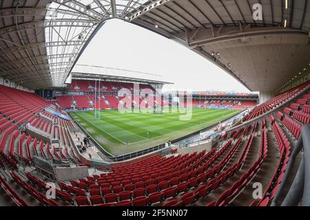 Bristol, Royaume-Uni. 27 mars 2021. Vue générale de Ashton Gate, domicile des Bristol Bears à Bristol, Royaume-Uni, le 3/27/2021. (Photo par Mike Jones/News Images/Sipa USA) crédit: SIPA USA/Alay Live News Banque D'Images