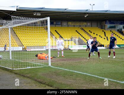 Livingston, Écosse - 5 mars 2014 : les U19s hommes d'Écosse jouent contre les U19s hommes de Suisse à Livingston. Banque D'Images