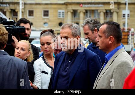 Milan Bandic à Zagreb, Croatie Banque D'Images