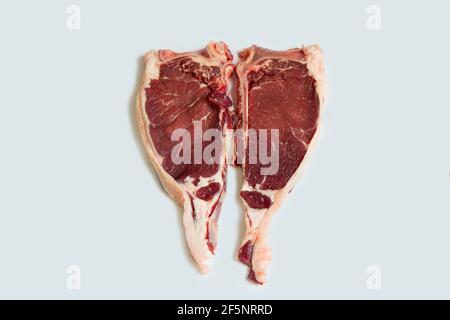 New York Strip Steak. Amateurs de viande. Le steak est adoré par les gens du monde entier. J'aime la viande Banque D'Images