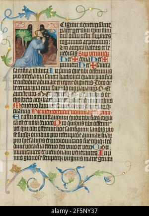 Premier T : l'agonie dans le jardin. Maître Michael (autrichien, actif vers 1420 jusqu'au milieu du XVe siècle) Banque D'Images