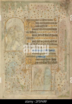 Scènes de la création. Attribué au Maître Rohan ou au cercle immédiat (français, actif vers 1410 - 1440) Banque D'Images