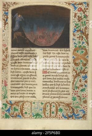 La Forge de Vulcan. Simon Marmion (flamand, actif 1450 - 1489) Banque D'Images