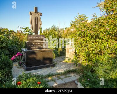 Feodosiya, Crimée - 15 septembre 2020 : monument aux victimes de la terreur bolchevique en 1918-1922, Feodosia, Crimée Banque D'Images