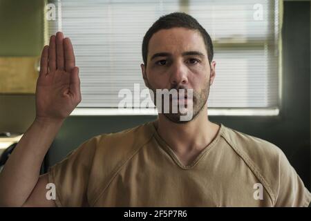 TAHAR RAHIM en MAURITANIE (2021), dirigé par KEVIN MACDONALD. Credit: Wonder Street / 30WEST / BBC films / Album Banque D'Images