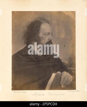 Alfred Tennyson. Julia Margaret Cameron (britannique, née en Inde, 1815 - 1879) Banque D'Images