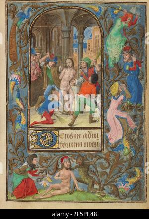 La flagellation. Vienne Maître de Marie de Bourgogne (flamand, actif vers 1470 - vers 1480) Banque D'Images