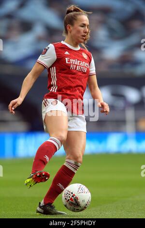 Londres, Royaume-Uni. 27 mars 2021. LIA Waiti d'Arsenal femmes en action pendant le jeu. Barclays Women's super League match, Tottenham Hotspur Women v Arsenal Women au Tottenham Hotspur Stadium à Londres le samedi 27 mars 2021 . cette image ne peut être utilisée qu'à des fins éditoriales. Utilisation éditoriale uniquement, licence requise pour une utilisation commerciale. Aucune utilisation dans les Paris, les jeux ou les publications d'un seul club/ligue/joueur.pic par Steffan Bowen/Andrew Orchard sports Photography/Alay Live News crédit: Andrew Orchard sports Photography/Alay Live News Banque D'Images