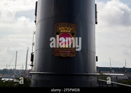 Arme Crest sur UN bateau Torpedo à Den Helder le Pays-Bas 23-9-2091 Banque D'Images