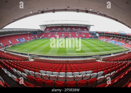 Bristol, Royaume-Uni. 27 mars 2021. Vue générale de Ashton Gate, domicile des Bristol Bears à Bristol, Royaume-Uni, le 3/27/2021. (Photo par Mike Jones/News Images/Sipa USA) crédit: SIPA USA/Alay Live News Banque D'Images