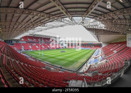 Bristol, Royaume-Uni. 27 mars 2021. Vue générale de Ashton Gate, domicile des Bristol Bears à Bristol, Royaume-Uni, le 3/27/2021. (Photo par Mike Jones/News Images/Sipa USA) crédit: SIPA USA/Alay Live News Banque D'Images