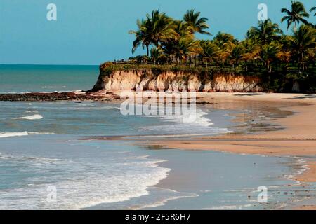 prado, bahia / brésil - 5 août 2008: Vue sur la plage dans la région de Corumbau dans la municipalité de Prado. *** Légende locale *** Banque D'Images