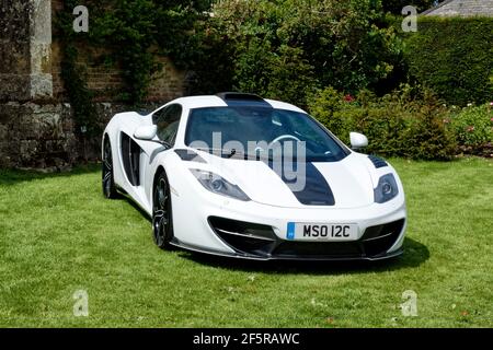 Wilton House, Wiltshire, Royaume-Uni - août 10 2014 : la McLaren 12C concept car par MSO au Wilton House Classic and Sportscar Show 2014 Banque D'Images