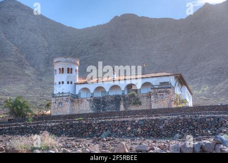 Casa Winter à la péninsule de Jandia, Fuentevertura, îles Canaries, Espagne. Banque D'Images