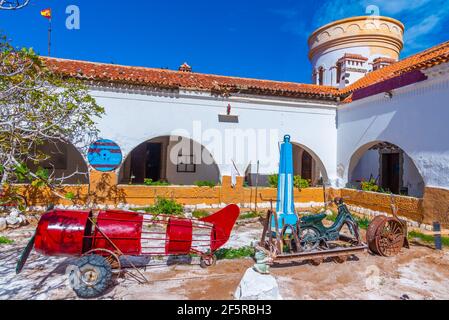 Casa Winter à la péninsule de Jandia, Fuentevertura, îles Canaries, Espagne. Banque D'Images