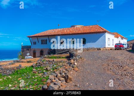 Casa Winter à la péninsule de Jandia, Fuentevertura, îles Canaries, Espagne. Banque D'Images