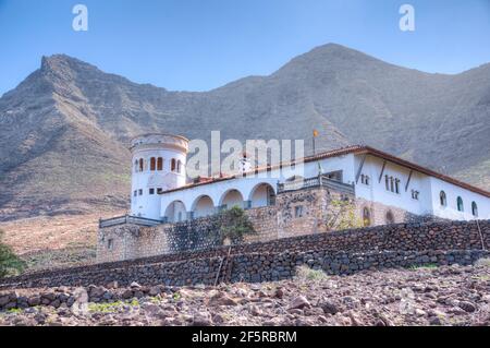 Casa Winter à la péninsule de Jandia, Fuentevertura, îles Canaries, Espagne. Banque D'Images