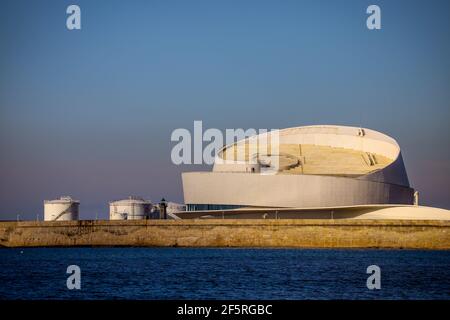 Matosinhos, Portugal - 09/01/2021: Terminal de croisière à Porto Banque D'Images