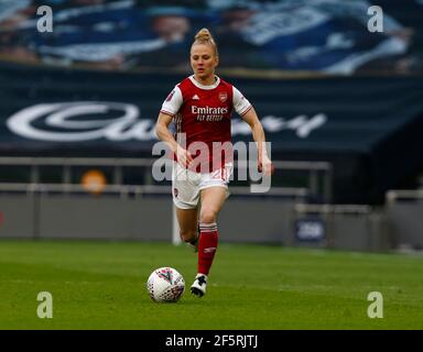 Londres, Royaume-Uni. 27 mars 2021. EDGWARE, ANGLETERRE - MARS 27: Leonie Maier d'Arsenal pendant FA Women's Spur League betweenTottenham Hotspur et Arsenal femmes au Tottenham Hotspur Stadium, Londres, Royaume-Uni le 27 Mars 2021 crédit: Action Foto Sport/Alay Live News Banque D'Images