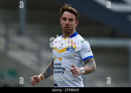 Leeds, Royaume-Uni. 27 mars 2021. Richie Myler (16) de Leeds Rhinos pendant le match à Leeds, Royaume-Uni le 3/27/2021. (Photo de Richard long/News Images/Sipa USA) crédit: SIPA USA/Alay Live News Banque D'Images