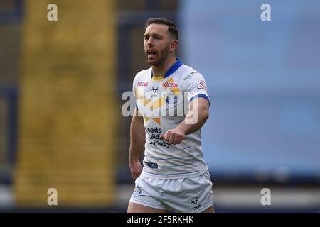 Leeds, Royaume-Uni. 27 mars 2021. Luke Gale (7) de Leeds Rhinos pendant le match à Leeds, Royaume-Uni le 3/27/2021. (Photo de Richard long/News Images/Sipa USA) crédit: SIPA USA/Alay Live News Banque D'Images