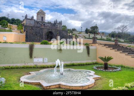 Jardin Victoria à la ville de la Orotava à Tenerife, îles Canaries, Espagne. Banque D'Images