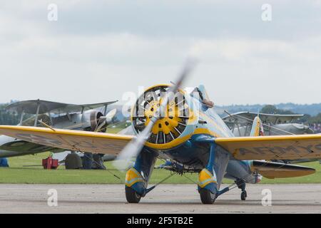 P26 Peashooter à Duxford Flying Legends Banque D'Images